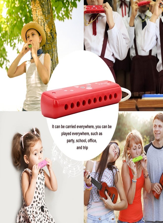 Crafteem Colored Harmonica for Kids and Beginners - Easy-to-Learn Key of C Instrument - Portable and Lightweight. - Image 5
